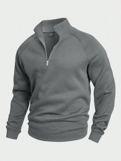 Antonio | Zip-up met halve rits