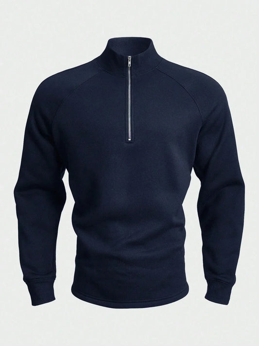 Antonio | Zip-up met halve rits